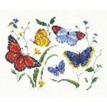 Набор для вышивания арт.ЧИ-42-02 Танец бабочек-2 19х11см