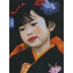 Набор для вышивания арт.LANARTE-21214А Японка маленькая девочка