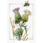 Набор для вышивания арт.LANARTE-21621 Пчелы у чертополоха