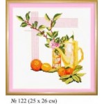 Набор для вышивания арт.Овен - 122 Б Натюрморт с апельсинами 25x26 см