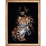 Набор для вышивания арт.Овен - 342 Б Леопарды 40x55 см