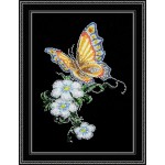 Набор для вышивания арт.Овен - 452 Бабочка на цветке