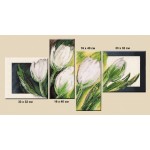 Набор для вышивания арт.Овен - 499 Белые тюльпаны