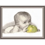 Набор для вышивания арт.Овен - 511 Малыш с яблоком