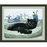 Набор для вышивания арт.Овен - 647 Черный кот