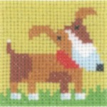 Набор для вышивания арт.РТ-MH530 Собака 5х5 см