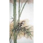 Набор для вышивания арт.ВЫШ -В-02 Птицы на Бамбуке 18,5x35 см
