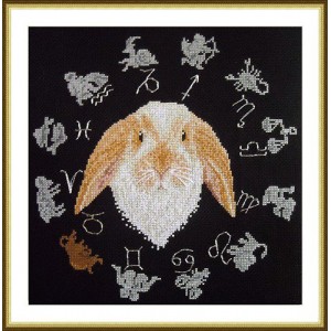 Набор для вышивания арт.ВЫШ -ВГ-02 Год кролика 27x27 см