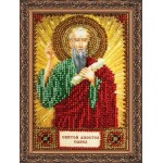 Набор для вышивания бисером АБРИС АРТ арт. AАМ-022 Св.Павел 10x15 см