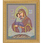Набор для вышивания бисером GALLA COLLECTION арт.И014 Икона Божией Матери ПОЧАЕВСКАЯ 28 x 33 см