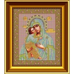 Набор для вышивания бисером GALLA COLLECTION арт.И027 Икона Божией Матери ПСКОВО-ПЕЧЕРСКАЯ 26 x 31 см