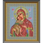 Набор для вышивания бисером GALLA COLLECTION арт.И033 Икона Божией Матери ФЕОДОРОВСКАЯ 26 x 31 см
