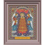Набор для вышивания бисером GALLA COLLECTION арт.И038 Икона Божией Матери ПРИБАВЛЕНИЕ УМА 26 x 32 см