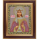 Набор для вышивания бисером GALLA COLLECTION арт. М 229 Св. Раиса (12х15 см)