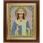 Набор для вышивания бисером GALLA COLLECTION арт. М 253 Св. Никита(12х15 см)