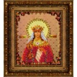 Набор для вышивания бисером КАРТИНЫ БИСЕРОМ арт.Р-023 Святая Великомученица Варвара 10х12см