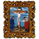 Набор для вышивания бисером ВЫШИВАЕМ БИСЕРОМ арт.L28 Распятие Христа 24x18 см