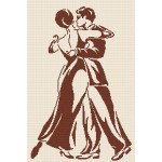 Набор для вышивания МП Студия арт.НВ-056 Б Танец (беж) 29*45