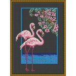 Набор для вышивания Орнамент арт. ЯМ-002 Фламинго 20х30