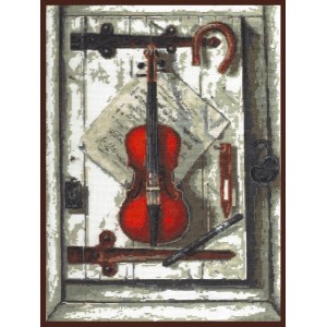 Набор для вышивания Палитра арт.04.001 Натюрморт со скрипкой 29*40 см