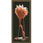 Набор для вышивания Юнона арт.0121 Фламинго 19х45см