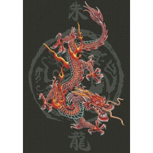 Набор для вышивания Юнона арт.0403 Царь драконов 40х57см