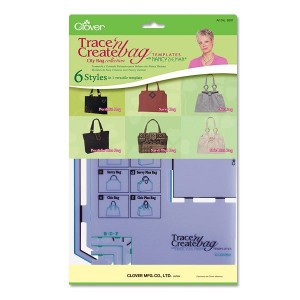 Набор шаблонов для раскроя сумок City Bag Collection Clover арт. 9501
