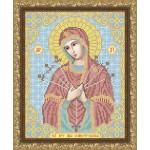 Наборы для вышивания бисером Арт Соло арт. NI-4004 Пресвятая Богородица Семистрельная 20,5х25