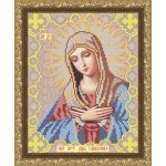 Наборы для вышивания бисером Арт Соло арт. NI-4007 Пресвятая Богородица Умиление 20,5х25
