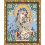 Наборы для вышивания бисером Арт Соло арт. NI-4013 Пресвятая Богородица Неувядаемый цвет 20,5х2