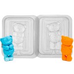 Пластиковая форма 3D арт.ШЕ26214 Медведь Тедди