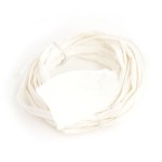Плоская бумажная веревочка № 01 арт.TW040105 цв.Белый, 5 метров