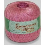 Пряжа для вязания Нежность (47%хлопок+53%вискоза) 10х100гр400м цв.ярк.розовый