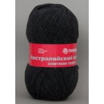 Пряжа для вязания ПЕХ Австралийский меринос (100% Мериносовая шерсть ) 5х100гр400м цв. 02 черный