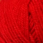 Пряжа для вязания ПЕХ Народная (30%шерсть+70%акрил ) 5х100гр220м цв. 88 красный мак