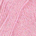 Пряжа для вязания ТРО Алиса (50%шерсть+50%вискоза) 10х100гр300м цв.0221 св.розовый