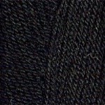 Пряжа для вязания ТРО Кроха (20%шерсть+80%акрил) 10х50гр135м цв.0140 черный