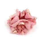 Резинка для волос с розами арт. RC-885-2 цвет персик