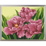 Рисунок на ткани Славяночка арт. КС-046 Розовые тюльпаны 36х46 см