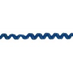 Тесьма плетеная вьюнчик арт.С-3015 г17 рис.6704 цв.синийсеребро (люрекс)