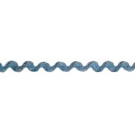 Тесьма плетеная вьюнчик арт.С-3015 г17 рис.6704 цв.голубойсеребро (люрекс)