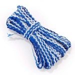Тесьма плетеная вьюнчик арт.С-3726 г17 рис.9253 цв.синийбелый