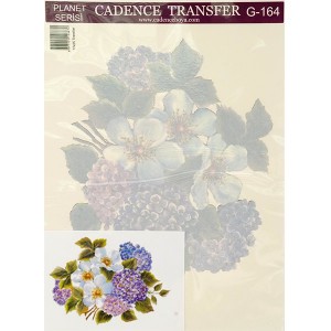 Трансфер универсальный арт.G-164 Цветы вишни и сирени 17х25 см