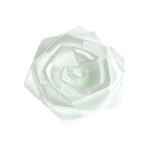 Украшение пришивные арт.Р-007 Роза атласная 7х7 см цв.фисташковый