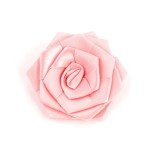 Украшение пришивные арт.Р-007 Роза атласная 7х7 см цв.персиковый