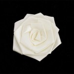 Украшение пришивные арт.Р-007 Роза атласная 7х7 см № 75 цв. зеленый
