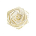 Украшение пришивные арт.Р-007 Роза атласная 7х7 цв.ваниль