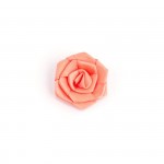 Украшение пришивные арт.Р-024 Роза атласные 3см цв.бл.оранжевый