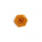 Украшение пришивные арт.Р-103 Роза капроновые 3см цв.коричневый