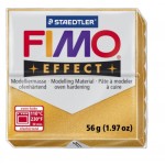 FIMO Effect Metallic Gold полимерная глина, запекаемая в печке, уп. 56 гр. цвет: золотой металлик арт.8020-11